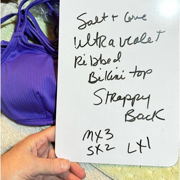 Salt + Cove Ribbon Strappy Back Bikini Top - Picture 6 of 6